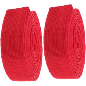 1 Pair Taekwondo Colored Ranking Belt for Martial Arts Training Durable Belt for Adults for Practice Competitions and Demonstrations Red in Saudi Arabia