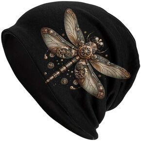 Bexium Retro Boho Style Beanie - Dragonfly print treknated hat للنساء والرجال in Kuwait