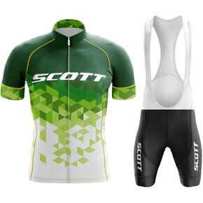 Men Cycling Jersey Set Bike Suit Short Sleeve Cycling Outfits Quick Dry Gel Sponge Padded Cycling Bibs in Kuwait