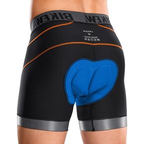 Bikewa Men's Cycling Underwear with Anti-Slip Leg Grips 4D Padded Bike Shorts MTB Liner for Bicycle Biking Riding in Kuwait