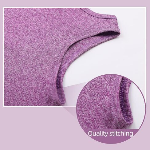 Girls/Kids/Teen Quick Dry Tank Tops Undershirts Moisture Wicking Active Athletic Sleeveless Shirts （Age 5-16Y） in Saudi Arabia