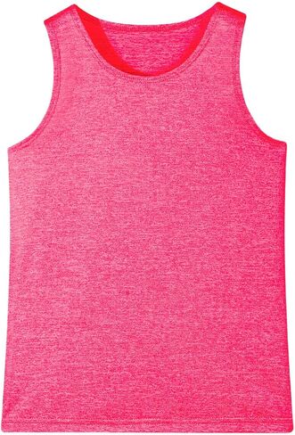 Girls/Kids/Teen Quick Dry Tank Tops Undershirts Moisture Wicking Active Athletic Sleeveless Shirts （Age 5-16Y） in Saudi Arabia