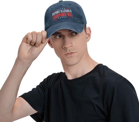 Deport Them All Illegals Hat I Stand with Ice Hat I Support Ice Hats Cap for Men Women Black in Kuwait