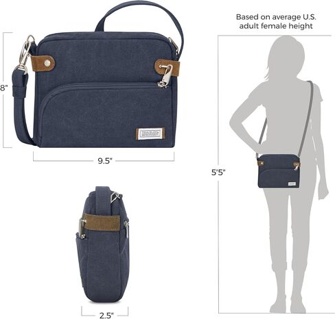 Travelon Heritage Anti-Theft Crossbody, Natural in Saudi Arabia