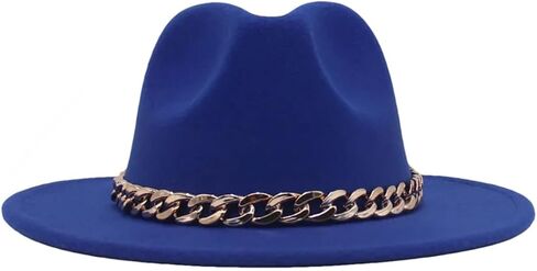 Women's Vintage Party Hat Casual Wide Brim Jazz Top Cap in Saudi Arabia
