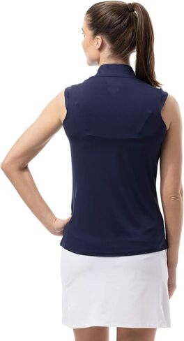 SanSoleil Sunglow Zip Mock. Black. 900434 in Saudi Arabia