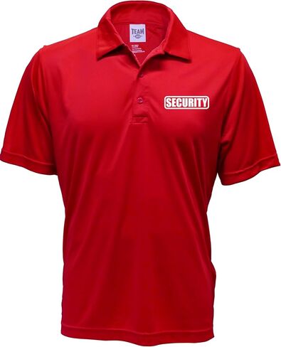 Conspiracy Tee Security Polo with Reflective Design front and back, Performance Polo w/Moisture Wicking Technology in Saudi Arabia