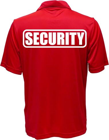 Conspiracy Tee Security Polo with Reflective Design front and back, Performance Polo w/Moisture Wicking Technology in Saudi Arabia