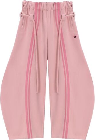 Aelfric Eden Stripe Super Baggy Sweatpants Oversized Barrel Pants Vintage Wide Leg Elastic Waist Lantern Trouser Unisex in Saudi Arabia