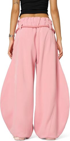 Aelfric Eden Stripe Super Baggy Sweatpants Oversized Barrel Pants Vintage Wide Leg Elastic Waist Lantern Trouser Unisex in Saudi Arabia