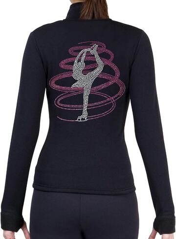 Figure Skating Polartec Polar Fleece Jacket with Rhinestones JR254MIX - Child Sizes in Saudi Arabia