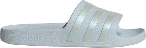 adidas Women's Adilette Aqua Slide Sandal, Halo Blue/Halo Blue/Halo Blue, 8 in Saudi Arabia