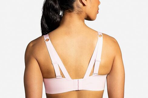 حمالة صدر رياضية نسائية من Brooks للجري عالي التأثير والتدريبات والرياضة مع أقصى قدر من الدعم - Lagoon - 34 DD in Saudi Arabia