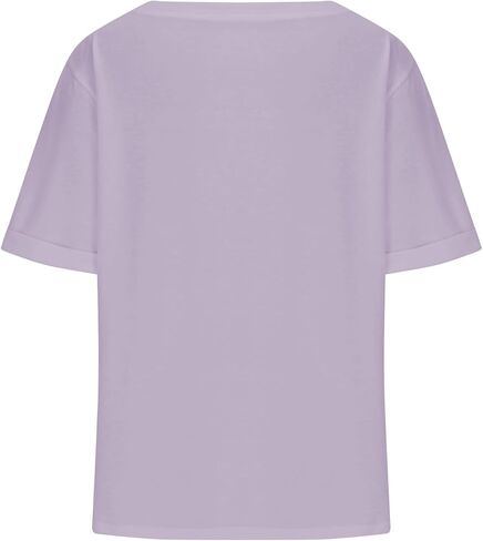 Oversized V Neck Tshirts with Pockets Shirts Summer Tops Women Short Sleeve Cute Tees Casual Loose Fit 2025 Trendy in Kuwait