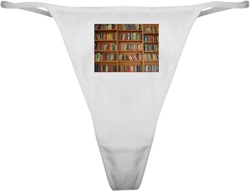 Cafepress Big Books Classic Thong Intondears ، سراويل داخلية للسيدات in Kuwait