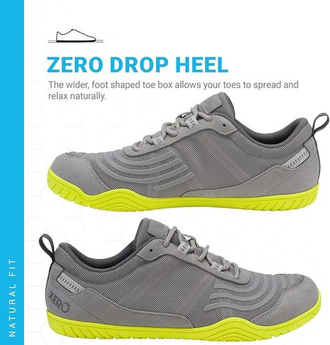 Xero Shoes 360° Alloy/Optic Yellow Men's Size 9 in Saudi Arabia