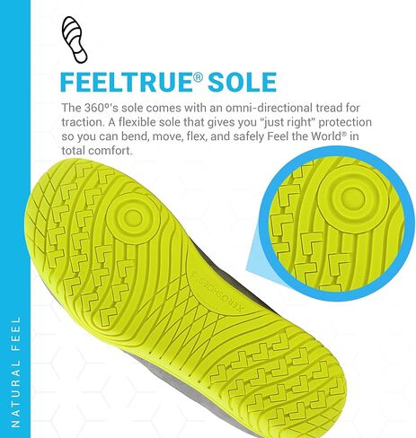 Xero Shoes 360° Alloy/Optic Yellow Men's Size 9 in Saudi Arabia
