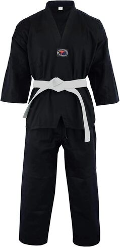 Ultimate - Taekwondo Gi Uniform - Kids Adults Unisex White Belt Included in Kuwait