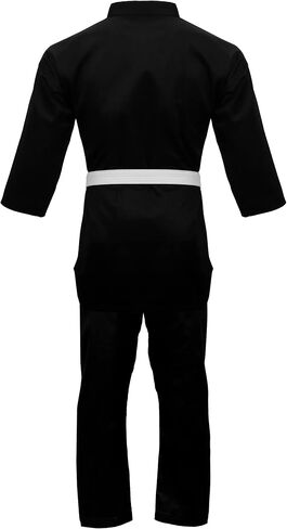 TRUESAGA - Regular Taekwondo Gi Pull Over Uniform 8 Oz Cotton-Poly Light Weight Plain No Logo in Saudi Arabia