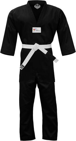 TRUESAGA - Regular Taekwondo Gi Pull Over Uniform 8 Oz Cotton-Poly Light Weight Plain No Logo in Saudi Arabia