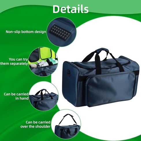 30L Multi-Function Sneaker Bag - Waterproof Duffel with Adjustable 4-Layer Storage and Shoulder Strap for Gym, Travel, and Sports in Kuwait