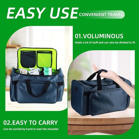 30L Multi-Function Sneaker Bag - Waterproof Duffel with Adjustable 4-Layer Storage and Shoulder Strap for Gym, Travel, and Sports in Kuwait