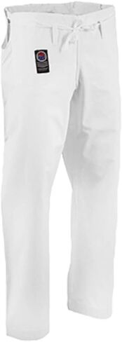 Proforce Gladiator 14oz karate pants w/tradition realder - White - Size 6 in Saudi Arabia