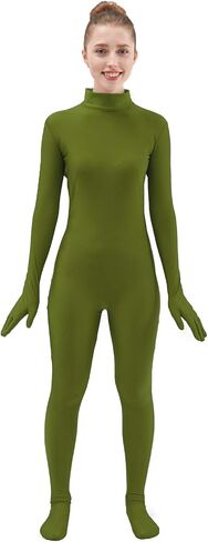 Ensnovo Womens One Piece Unitard Full Body suit Spandex Skin Tights in Saudi Arabia
