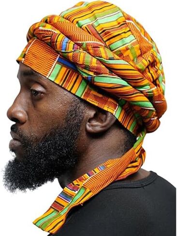 Turban Head Wraps for Men, Skull Cap, Halo Turban, Pre-Tied Tassels Men, Satin Lined Hat with Fringe Twisted Tail in Saudi Arabia