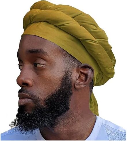 Turban Head Wraps for Men, Skull Cap, Halo Turban, Pre-Tied Tassels Men, Satin Lined Hat with Fringe Twisted Tail in Saudi Arabia