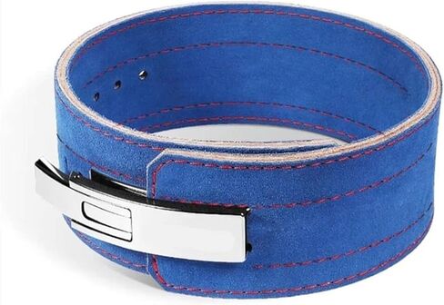 حزام رفع الأثقال جلد البقر الممتاز - أربع طبقات رافعة الإبزيم للرجال والنساء - مثالي للتدريب على القرفصاء وتدريب القوة in Kuwait