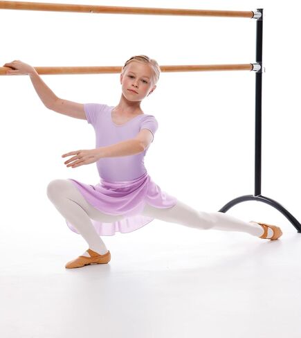 Girls Ballet Dance Short Sleeve Leotard with Removable Skirt and Tights Combo, Toddlers Gymnastics Ballerina Outfit in Saudi Arabia