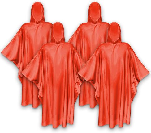 Disposable Rain Ponchos for Adult, Rain Poncho with Drawstring Hood, Emergency Rain Ponchos for Adult in Saudi Arabia