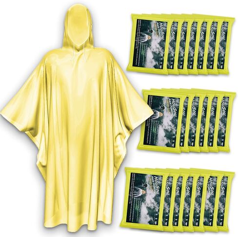 Disposable Rain Ponchos for Adult, Rain Poncho with Drawstring Hood, Emergency Rain Ponchos for Adult in Saudi Arabia