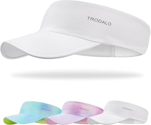 Kids Sun Visor Hats for Girls Boys, Lightweight Cooling Stretchy Visor, Packable Sports Hat for Running, Tennis, Golf in Saudi Arabia