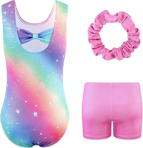 Hoziy Girls Girls Headards heatrards underfricly bow unitards biketard biketard with shropbling hair hair band band kids 3-10 years in Kuwait