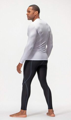 DEVOPS 3 Pack Men's UPF 50+ Long Sleeve Compression Shirts Quick Dry, Cool Gear for Garage Garden Gym Yard and Workouts in Saudi Arabia