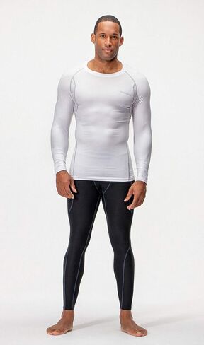 DEVOPS 3 Pack Men's UPF 50+ Long Sleeve Compression Shirts Quick Dry, Cool Gear for Garage Garden Gym Yard and Workouts in Saudi Arabia