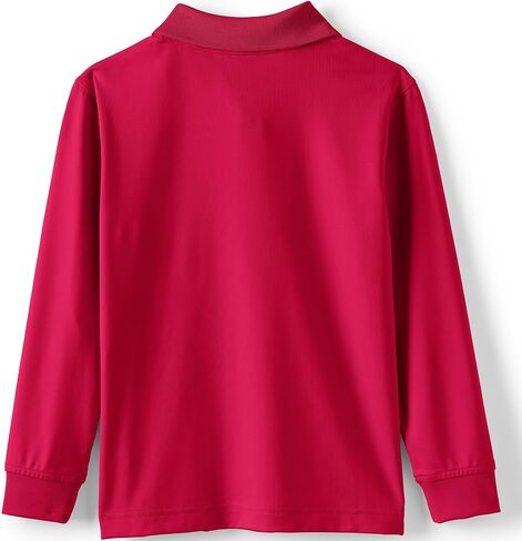 Lands' End School Uniform Kids Long Sleeve Rapid Dry Polo Shirt in Saudi Arabia