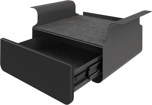 Vari Steel Under Desk Drawer - Slim Undermount Storage Organizer- Standing Desks Attachment- Versatile Placement Options, Efficient Workspace- Office Desk Accessory- (20.25" x 9.5" x 1.75") in Saudi Arabia