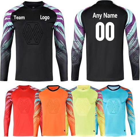 Quick-Dry Breathable Goalie Soccer Jersey for All Ages - Custom Goalkeeper Jersey - Adults/Kids/Teens in Kuwait