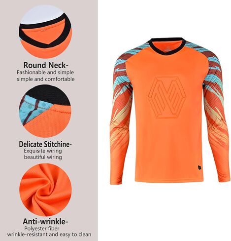 Quick-Dry Breathable Goalie Soccer Jersey for All Ages - Custom Goalkeeper Jersey - Adults/Kids/Teens in Kuwait