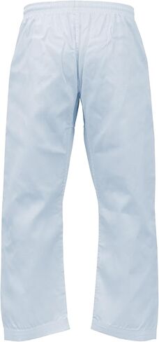 TRUESAGA - Solid Color Regular Karate Pants 8 Oz Cotton-Poly Light Weight Unisex in Kuwait
