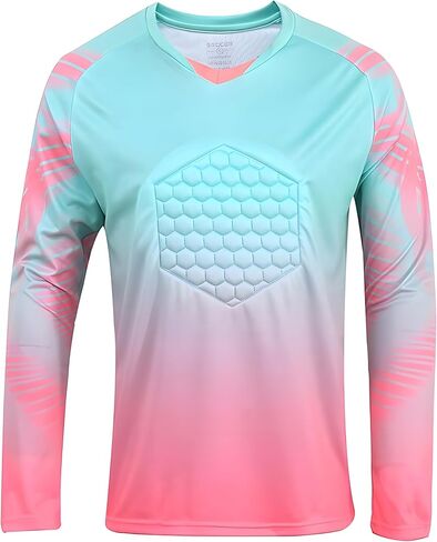 حارس مرمى مخصص Jerseys الشباب الرجال مع رقم اسم فريق شعار هدف كرة القدم جيرسي للطفل الكبار in Kuwait