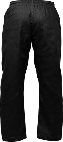 TRUESAGA - Solid Color Regular Karate Pants 8 Oz Cotton-Poly Light Weight Unisex in Kuwait