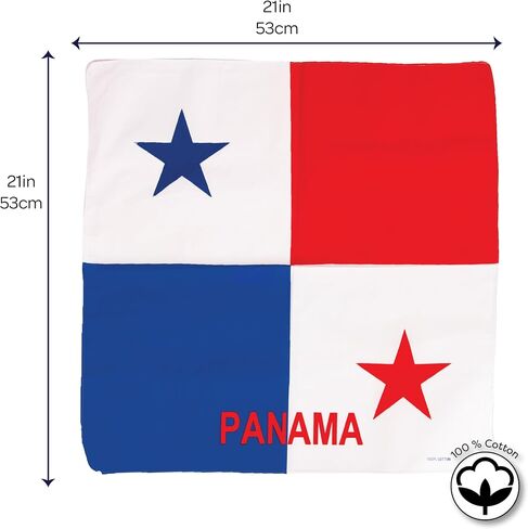 Motique Accessories Large Cotton Bandanas - Honduras Flag Honduran Bandanna in Kuwait