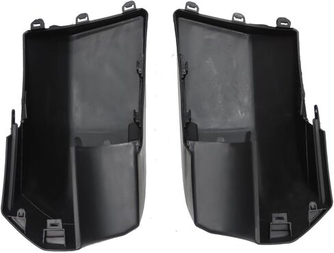 Compatible with FJ Cruiser 2007-2014 Silver/Black LH+RH Rear Bumper End Cap Pair (Silver,Left) in Saudi Arabia