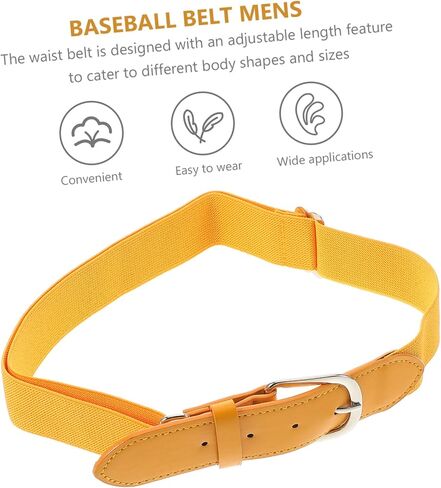 Mikikit Youth Adjustable Baseball Belt Elastic Softball Uniform Belt for Boys and Durable Construction Design Comfortable Fit for Sports Equipment in Saudi Arabia