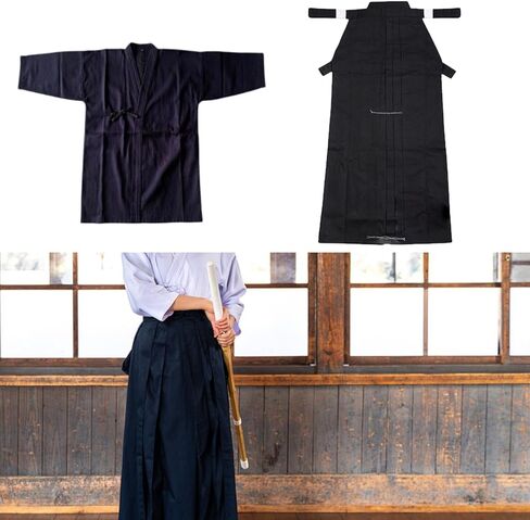 مجموعة Iaido Kendo الموحد للبالغين ، ملابس الساموراي على طراز الساموراي in Kuwait