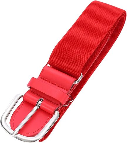 Teenage Elastic Baseball Waist Belt Stretchy Softball Waist Band Fashionable Decorative Metal Buckle Waistband in Saudi Arabia